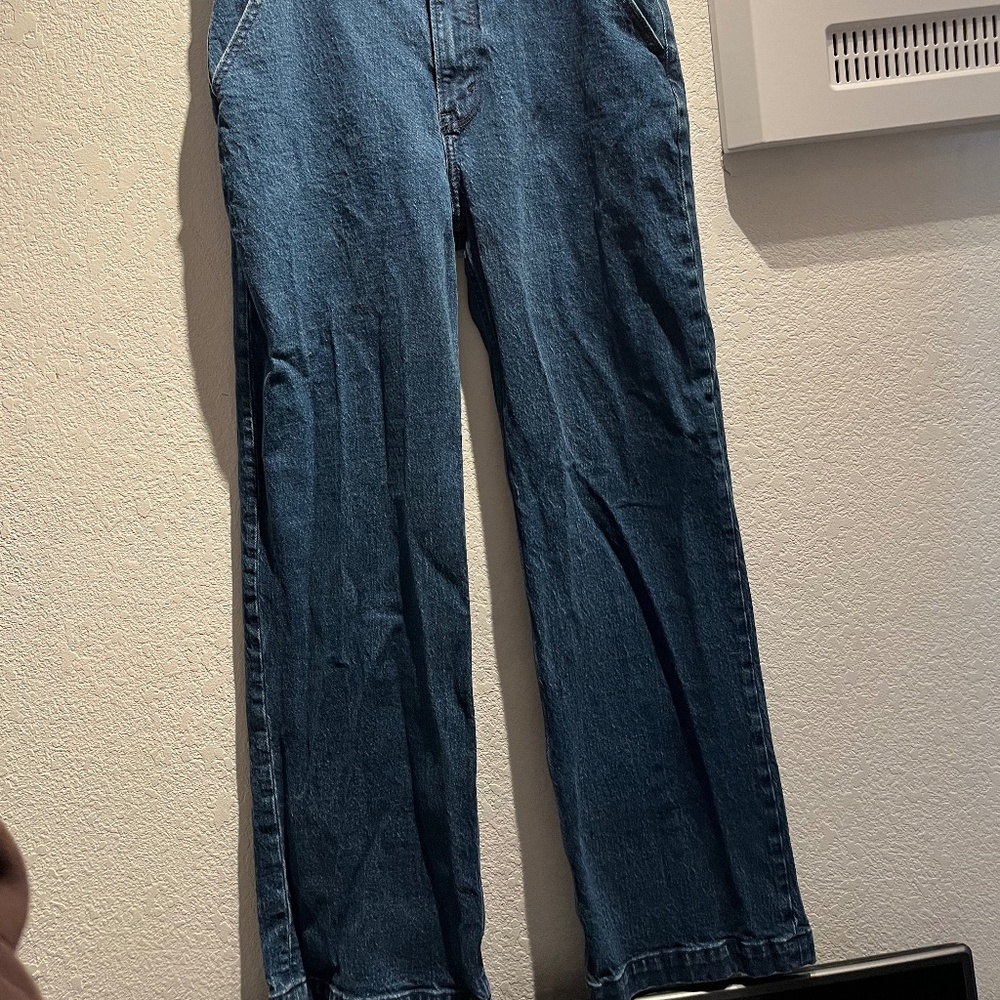 Abercrombie & Fitch Blue Straight Leg Jeans - Picture 3 of 6
